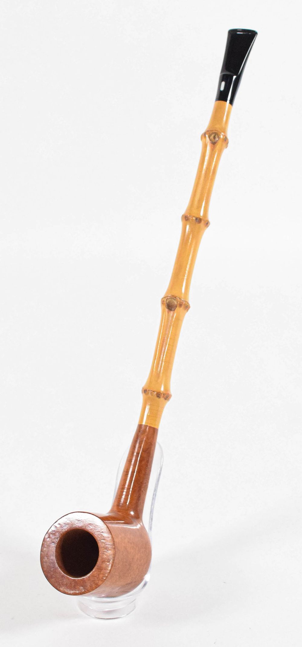 Lot 231: Castello Briar and Bamboo Tobacco Pipe, Unsmoked