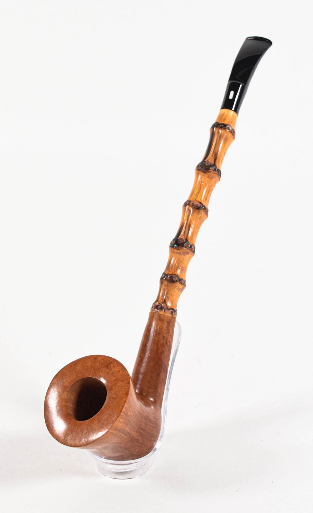 Lot 232: Castello Briar and Bamboo Tobacco Pipe, Unsmoked