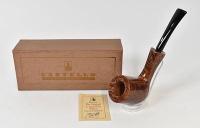 Castello Briar Wood Occhio di Pernice Tobacco Pipe, Unsmoked. Castello tobacco pipe in the 