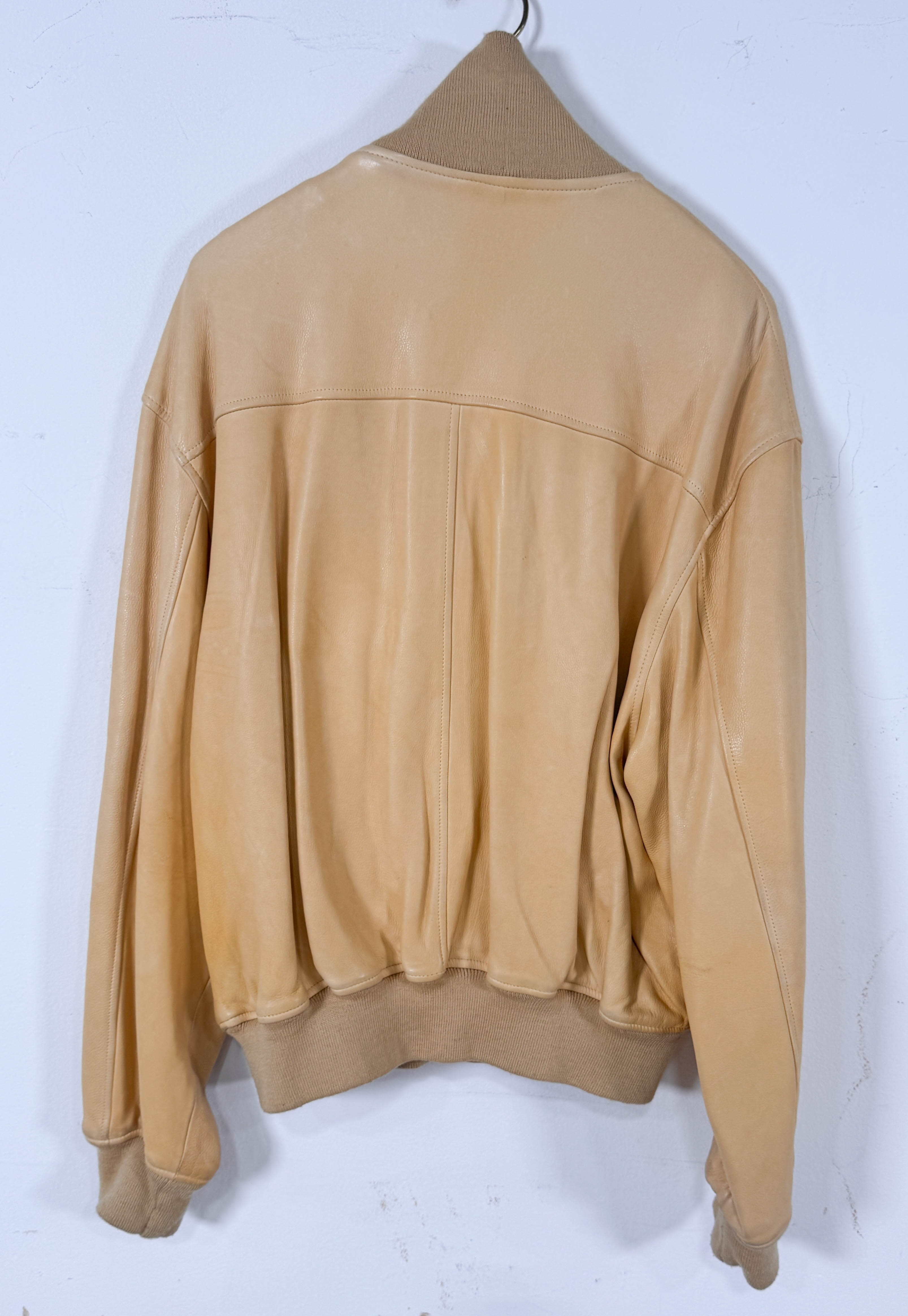 Polo Ralph Lauren Leather Bomber Jacket