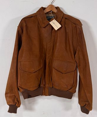 Polo Country Ralph Lauren Leather A-2 Style Bomber Jacket. Polo Country Ralph Lauren A-2 style 