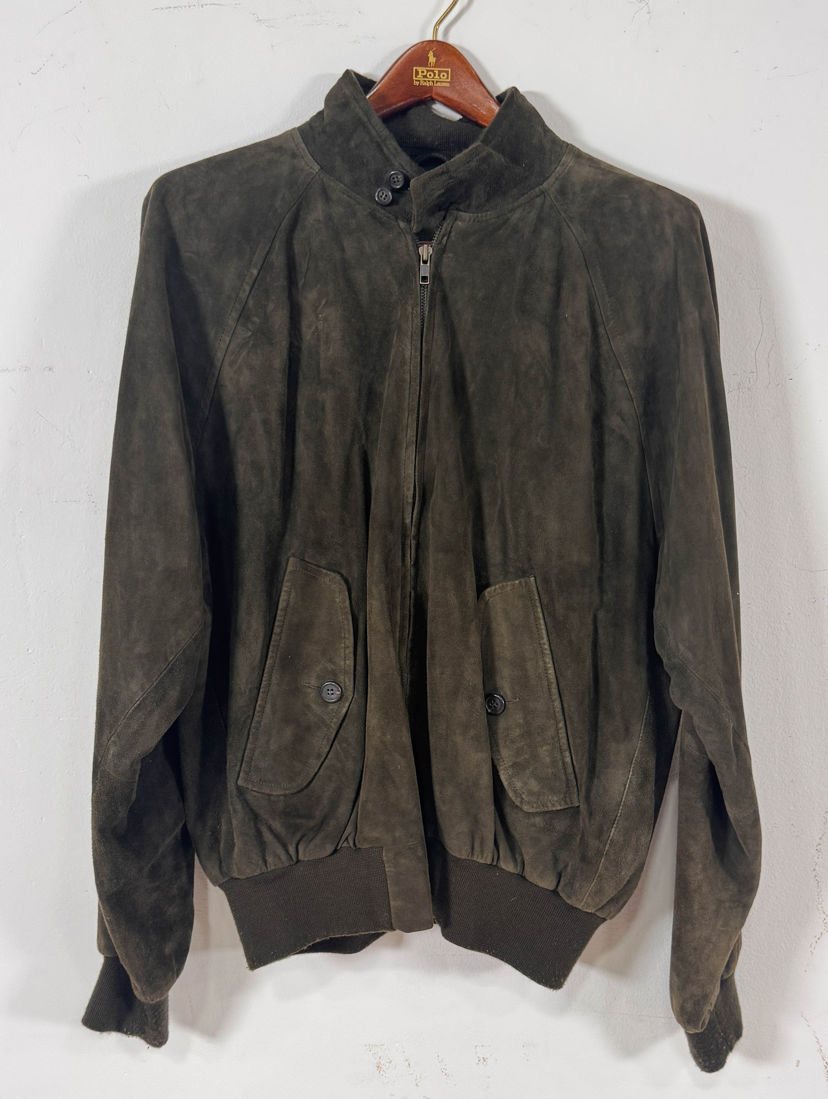 Polo Ralph Lauren Suede Harrington Bomber Jacket