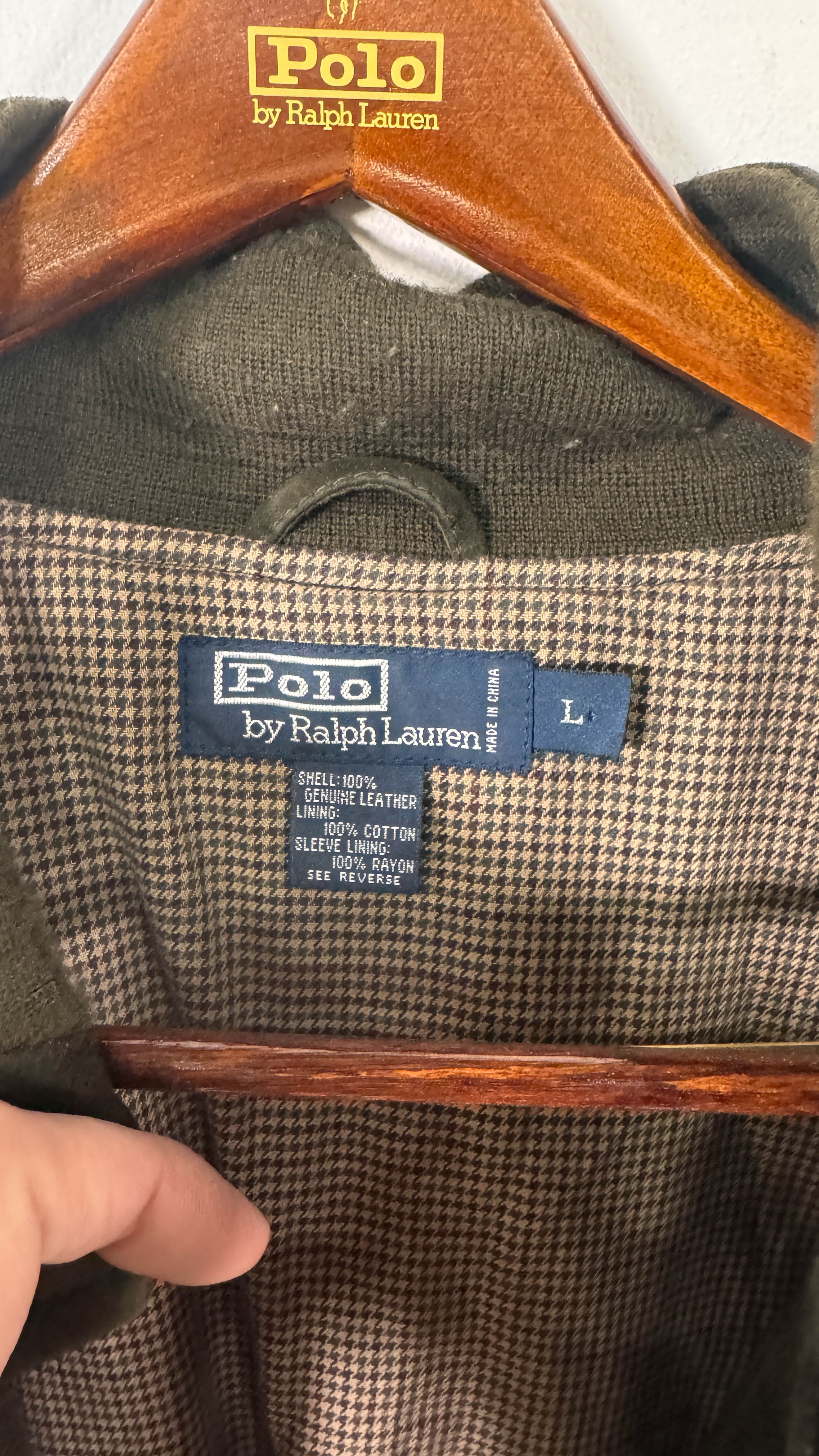 Polo Ralph Lauren Suede Harrington Bomber Jacket
