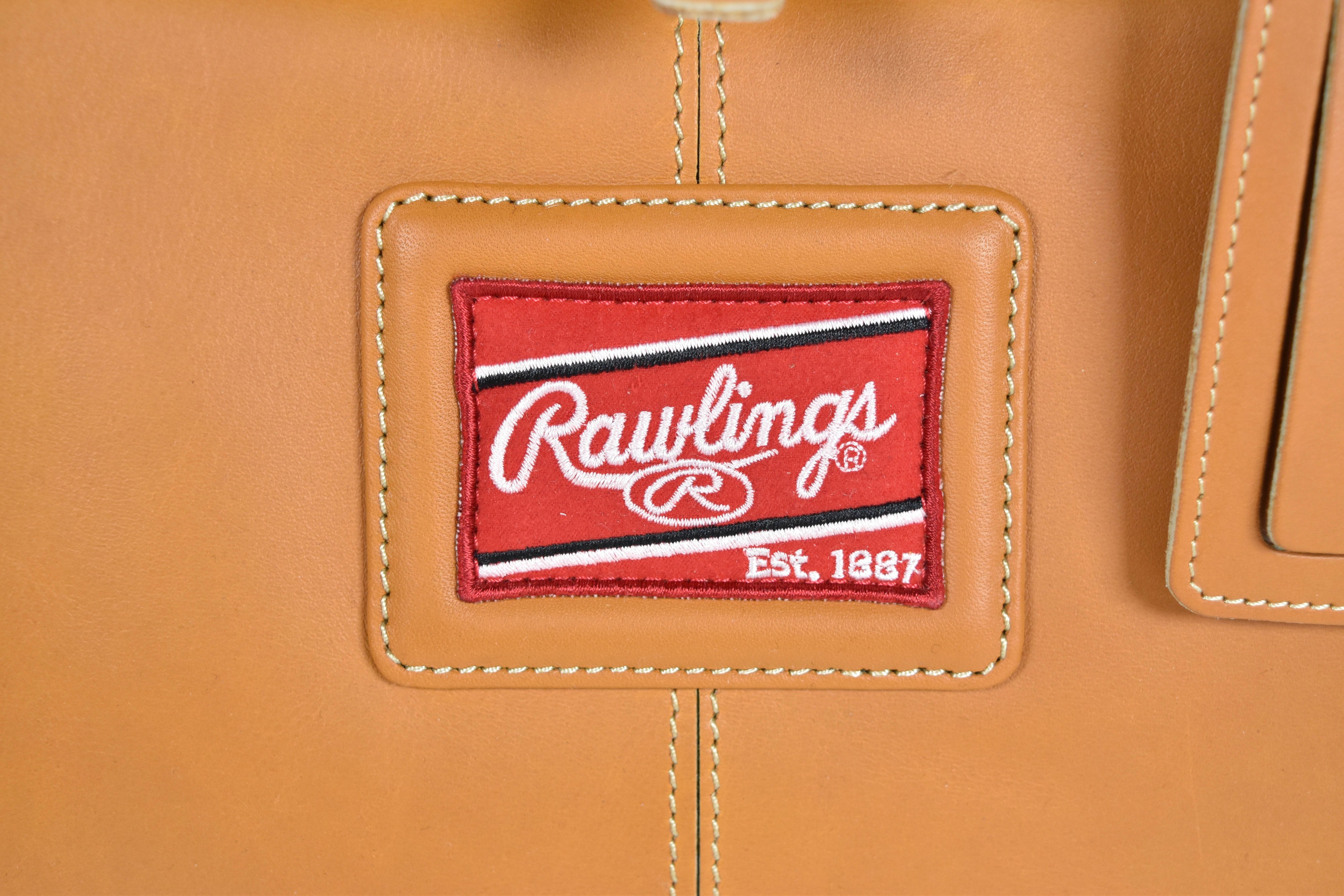 Rawlings Tan Leather Multi-Compartment Duffel Briefcase