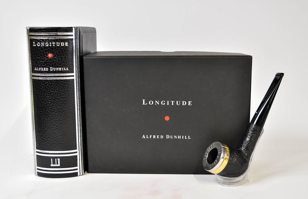 Lot 201: Alfred Dunhill Shell Briar Longitude Special Edition Tobacco Pipe, Unsmoked
