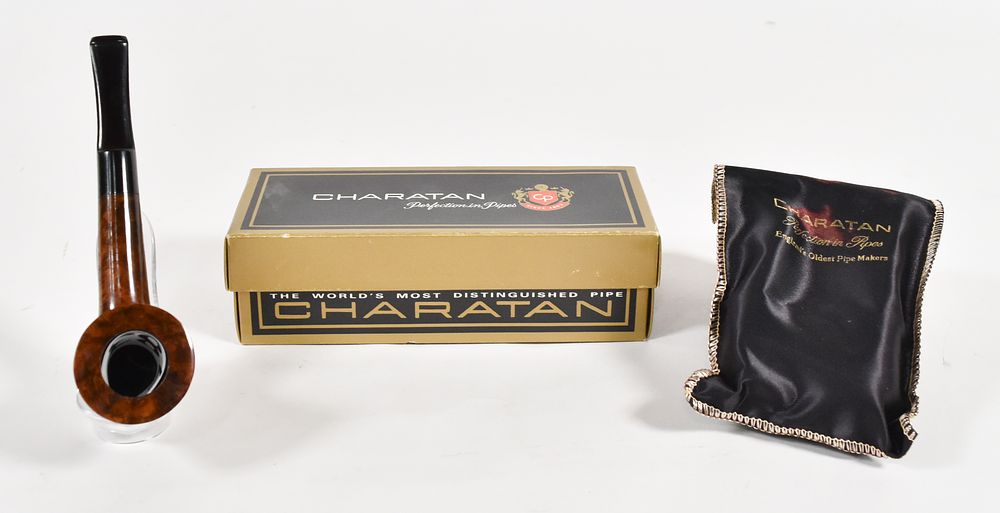 Lot 235: Charatan Perfection Briarwood Dublin Tobacco Pipe, Unsmoked