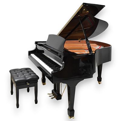 Pramberger PS-175 High Gloss Ebony Baby Grand Piano and Artist Bench. Pramberger PS-175 baby 