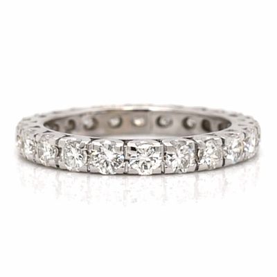 Art Deco 14K White Gold 1.00 Ct. Diamond Eternity Band. Art Deco 14K white gold eternity band 