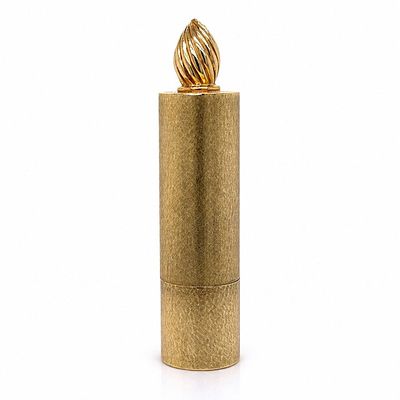 Cartier 14K Yellow Gold Lipstick Case. Cartier lipstick case crafted in 14K yellow gold, a chic 