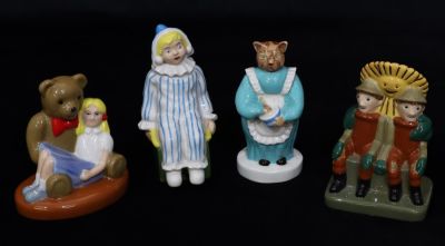 4 Wade Limited Edition figures "Looby Loo/Teddy, Andy Pandy, Bill and Ben and Little Weed and 