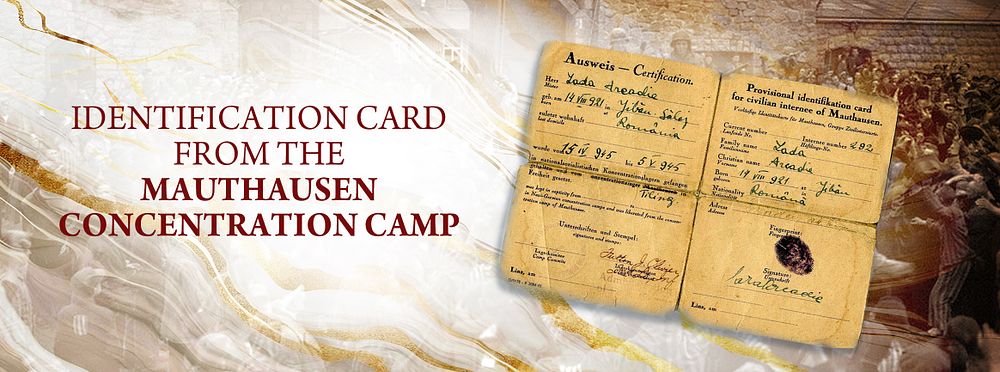 Temporary Identification Card for a Liberated Prisoner from the Mauthausen Concentration Camp 