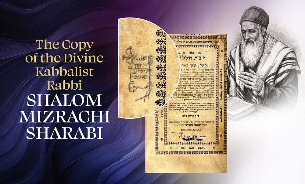 Beit Hillel. The Copy of the Divine Kabbalist Rabbi Shalom Mizrachi Sharabi, Bearing His Rare 