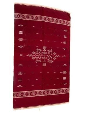 A Bolivian Indian fine Weaving rug / blanket. A finely hand made flat weave rug. Measures 3 