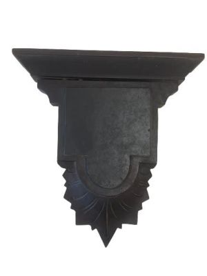 Antique architectural decorative carved wood measuring 12 inches wide by 13 inches long. An art 