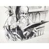 Lot of 3 Judaica Prints. All in Original Frames Under Glass. Have Not Been Examined Out of Image - 1