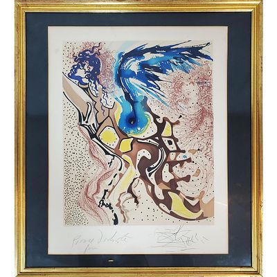 Salvador Dali, Spanish (1904-1989) Lithograph. Salvador Dali, Spanish (1904-1989) Important One