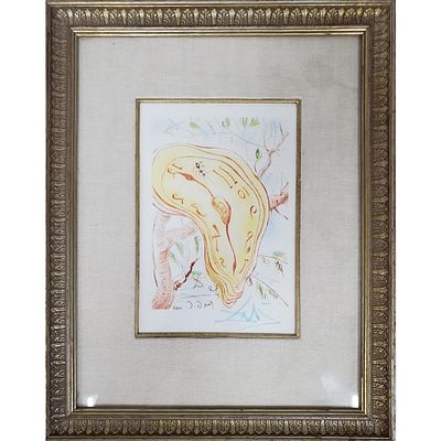 After Salvador Dali, Spanish (1904-1989) Print "Melting Clock". Published by The Collector's