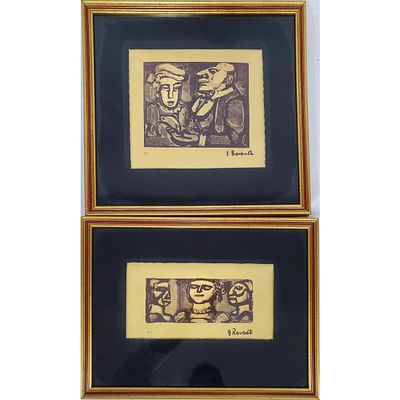 Georges Rouault, French (1871-1958) 2 Prints. Georges Rouault, French (1871-1958) Lot of 2