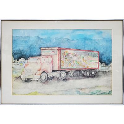 Ann Chernow, American (b.1936) Watercolor Painting. Ann Chernow, American (b.1936) Painting
