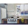Peter Poskas III, American (b.1969) Painting, Oil on Board "Indoor Kitchen Scene". Signed Lower Image - 1