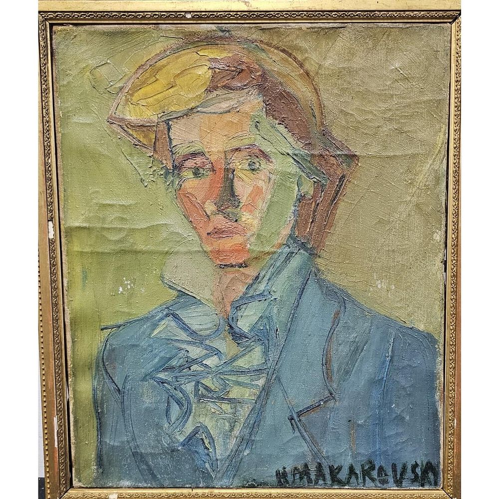 Helene Makarovski, European (1918-2001). Helene Makarovski, European (1918 - 2001) Painting Oil 