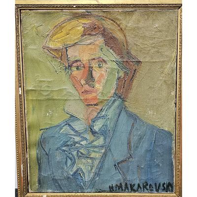 Helene Makarovski, European (1918-2001). Helene Makarovski, European (1918 - 2001) Painting Oil 