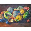Maurice Molarsky, American (1885-1950) Painting Oil on Canvas. "Fruits". Recognized by the Image - 1
