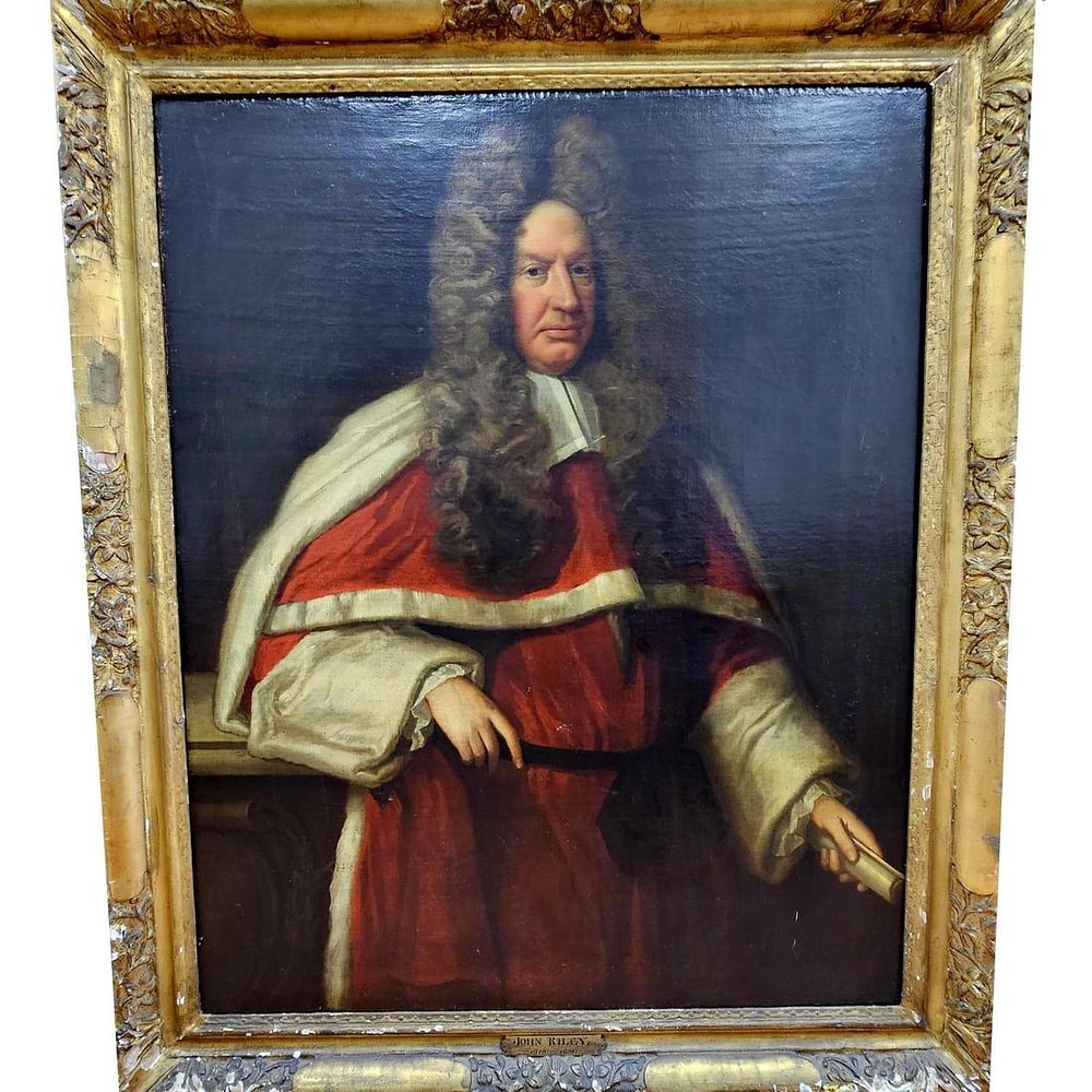 John Riley English (1646-1691) Monumental Painting. John Riley, English (1646-1691) Monumental 