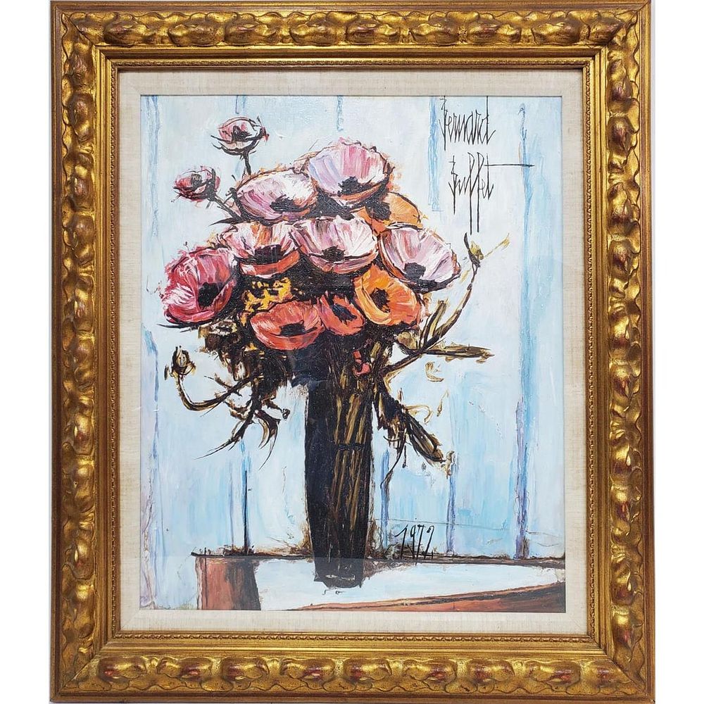 Bernard Buffet, French (1928-1999) Oil Painting. Bernard Buffet, French (1928-1999) Painting Oil 