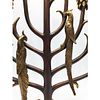 Erte Judaica Bronze Tree of Life Menorah c.1987. Romain "Erte" De Tirtoff Image - 2