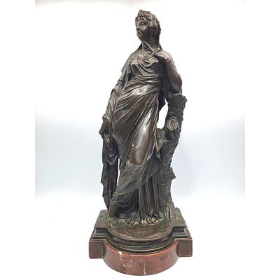 After D. Maire, French (1761-1863) Bronze Figure. After Desire Pierre Louis Maire, French 