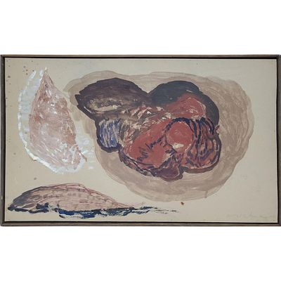 William McGee (American, 1925-1999) Painting. William Douglas McGee (American, 1925-1999) 