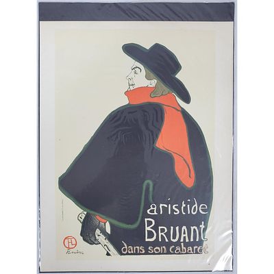 After Toulouse-Lautrec Lithograph on Paper Published by Andre Sauret &amp; Printed by Mourlot 