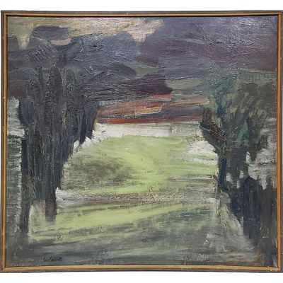 Lee Guilliatt, American (1933-2021) Oil Painting. Lee Guilliatt, American (1933-2021) Painting 