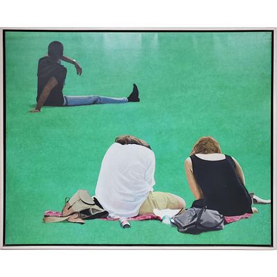 Robert Sowers, American (1923-1990) Oil Painting. Robert Sowers, American (1923-1990) Large 