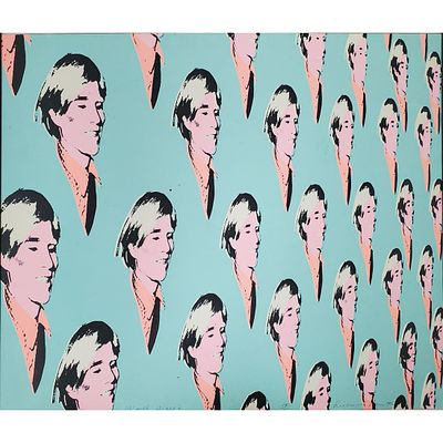 Richard Bernstein, American (1939-2002) Silkscreen. Richard Bernstein, American (1939-2002) 