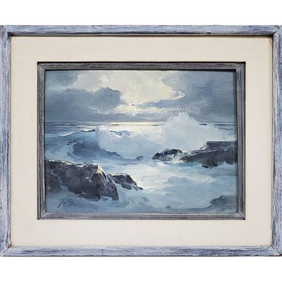 John Bartok, American (1938-2002) Oil Painting. John Anthony Bartok, American (1938-2002) 