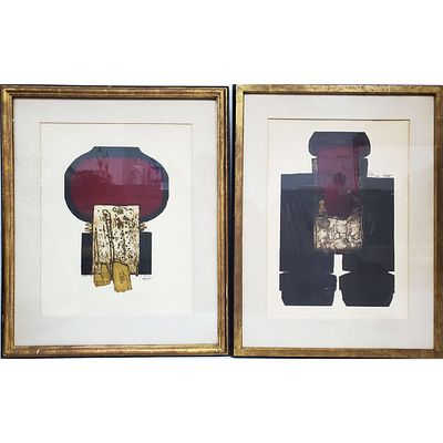 Dzevad Hozo, Serbian (1938-2020) Lot 2 Aquatints. Dzevad Hozo, Serbian (1938-2020) Lot of 2 