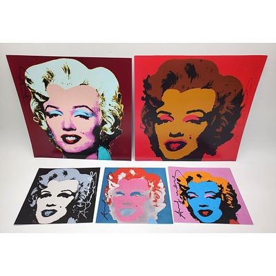 After Andy Warhol 5 Signed Prints. After Andy Warhol, American (1928-1987) 2 Signed Gallery 
