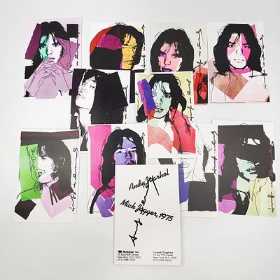 After Andy Warhol Portfolio of 10 Signed Prints. After Andy Warhol Portfolio of 10 Signed 