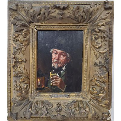 Lajos Kolosvary (Budapest, 1871 - 1937) Painting. Lajos Kolosvary (Hungarian, 1871 - 1937) 