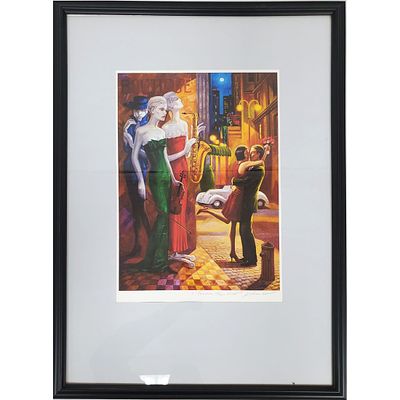 Nikolai Korelov, Russian (b.1863) Signed Print. Signed Lower Right &amp; Described. Framed 