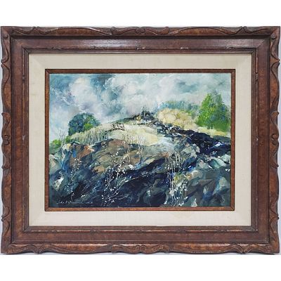 John Grabach, American (1886-1981) Oil Painting. John Grabach, American (1886-1981) Painting Oil 
