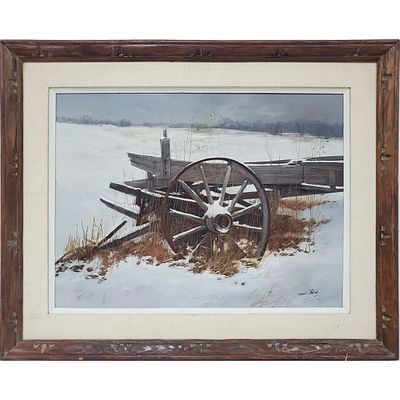 Gerald L Lubeck, American (1942-2019) Oil Painting. Gerald L Lubeck, American (1942-2019) 