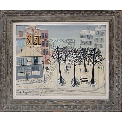 Armand M. Guerin (French, 1913-1983) Oil Painting. Armand M. Guerin (French, 1913-1983) Painting 