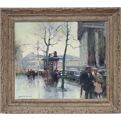 Jules Rene Herve, French (1887-1981) Oil Painting. Jules Rene Herve, French (1887-1981) Painting 