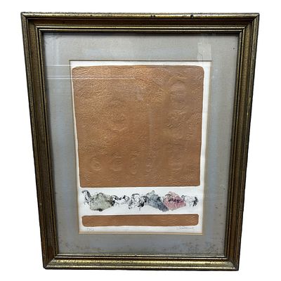 Lebadang, Vietnamese (1922-2015) Signed Etching. Lebadang, Vietnamese (1922-2015) Signed Limited 