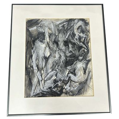 Frances Kornbluth (American 1920-2014) Painting. Frances Kornbluth (American 1920-2014) Framed 