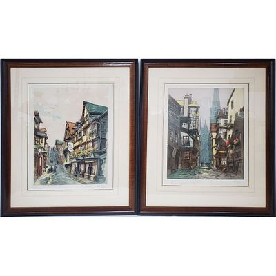 Lucien Veder (Le Garf), French (1902-1978) Etching. Lucien Veder (Le Garf), French (1902-1978) 