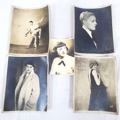 4 Original Photographs Circa 1920s & 1 Other. Lot of 4 Original Photographs Circa 1920s in New 